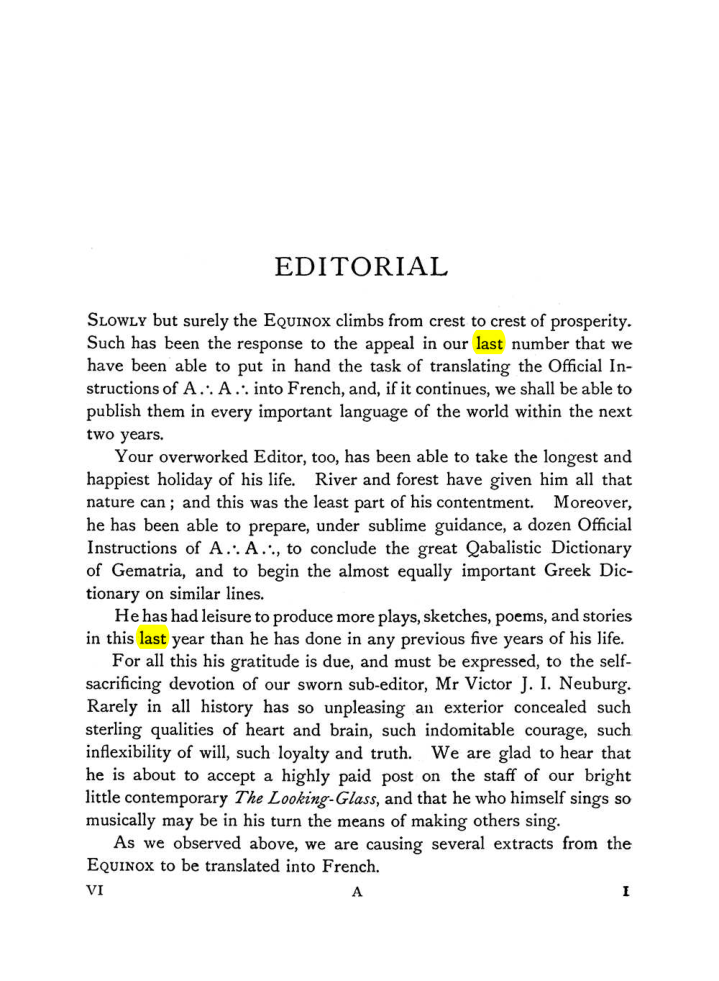 Original scan of The Equinox (Volume I, Number V), PDF page 9