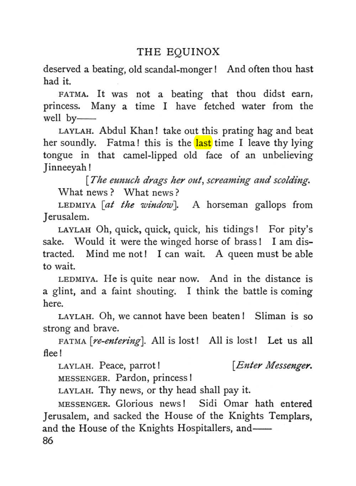Original scan of The Equinox (Volume I, Number V), PDF page 94