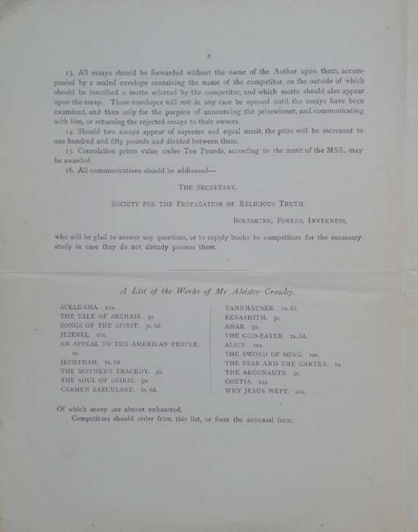 Original scan of A Career for an Essay, PDF page 2