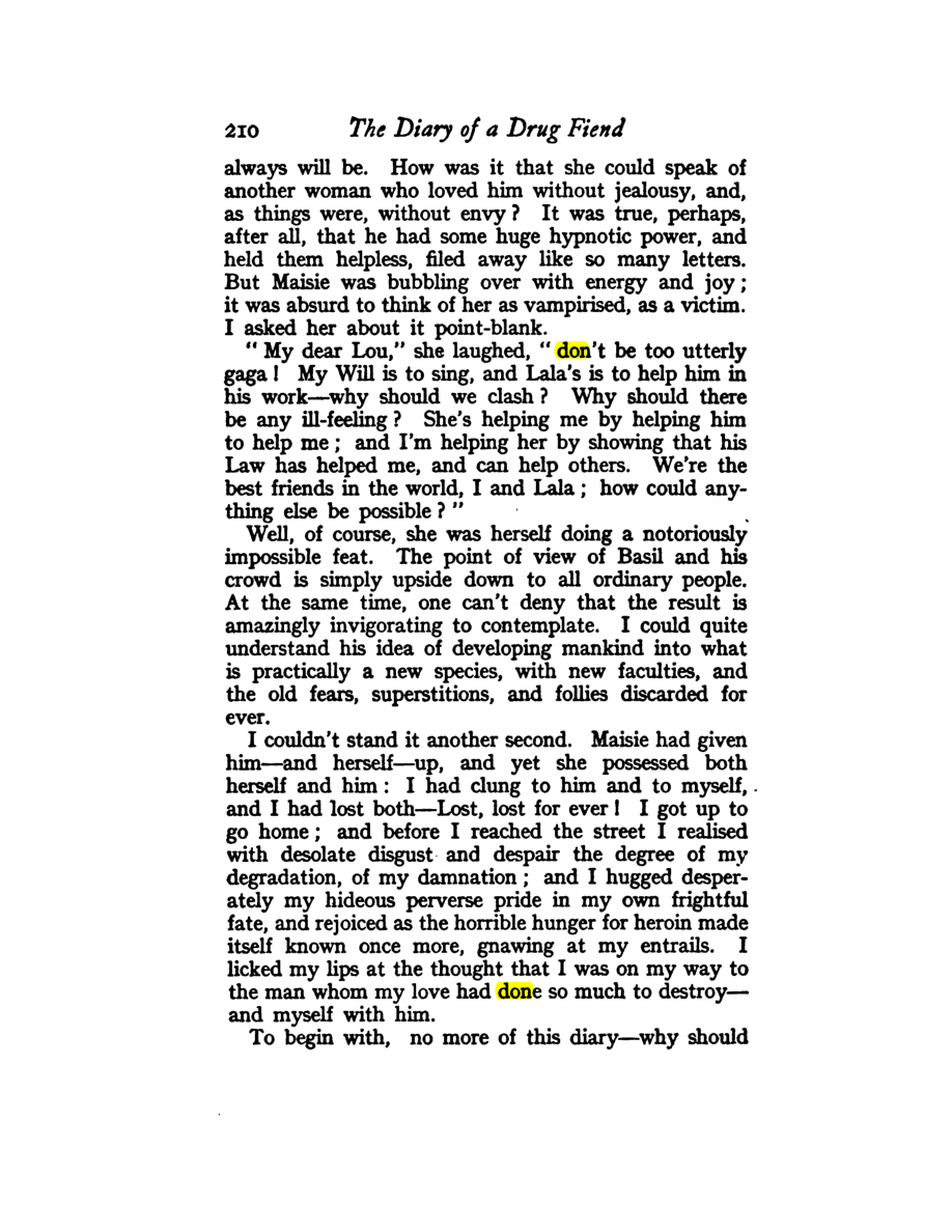 Original scan of Diary of a Drug Fiend, PDF page 224