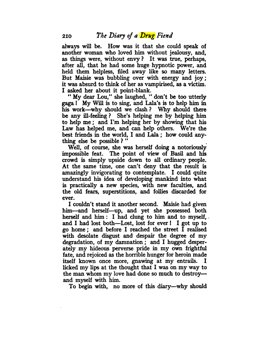 Original scan of Diary of a Drug Fiend, PDF page 224