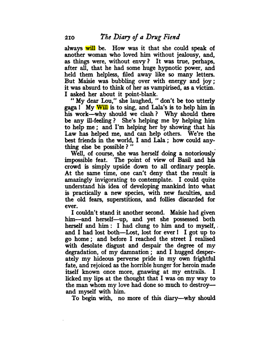 Original scan of Diary of a Drug Fiend, PDF page 224