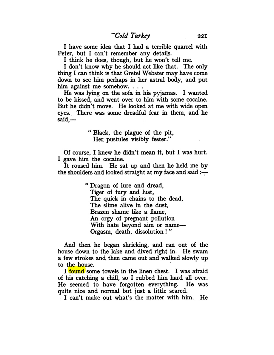 Original scan of Diary of a Drug Fiend, PDF page 235