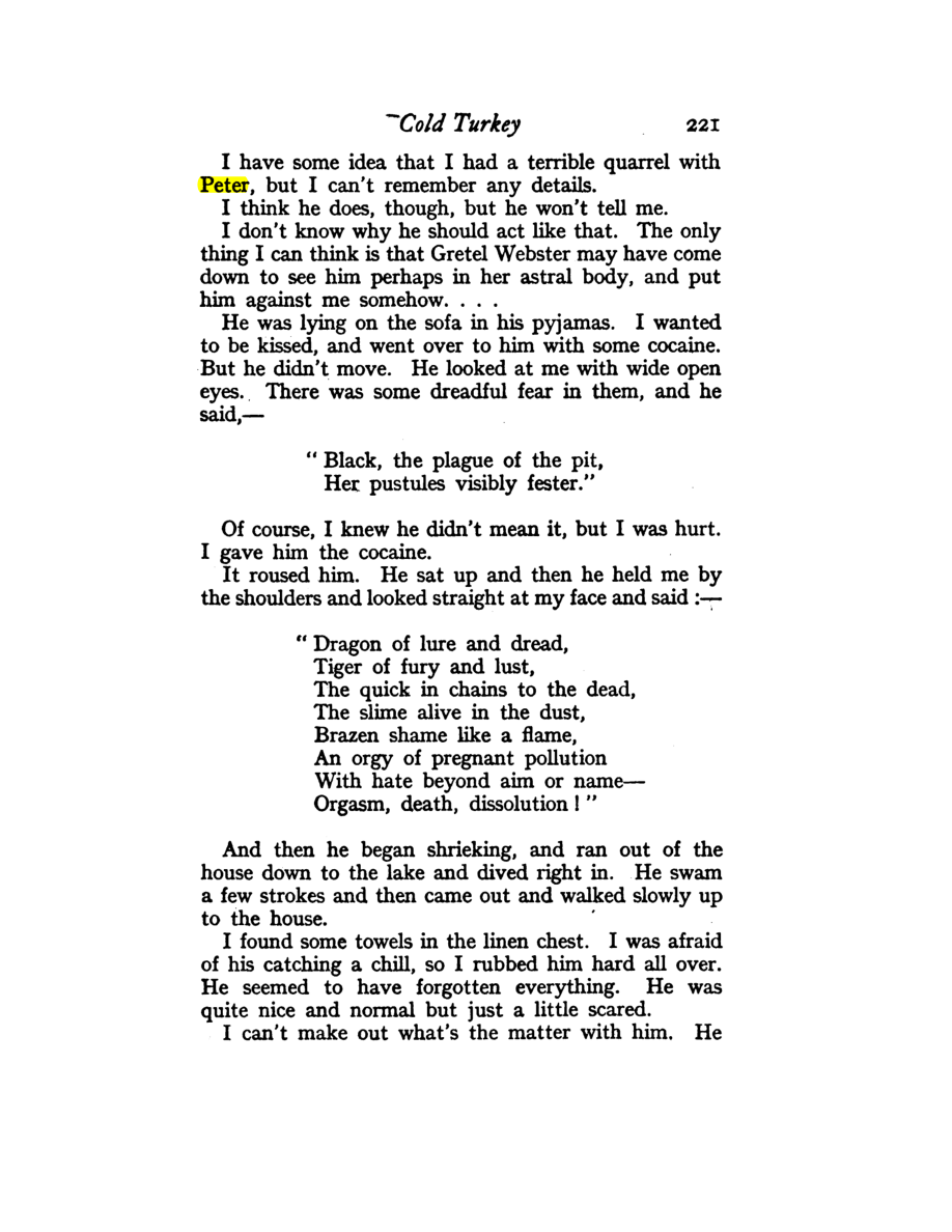 Original scan of Diary of a Drug Fiend, PDF page 235
