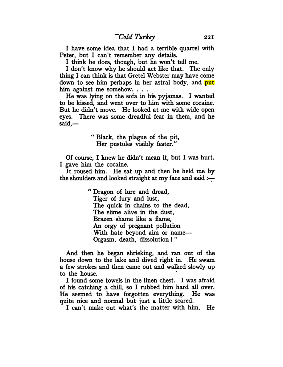 Original scan of Diary of a Drug Fiend, PDF page 235