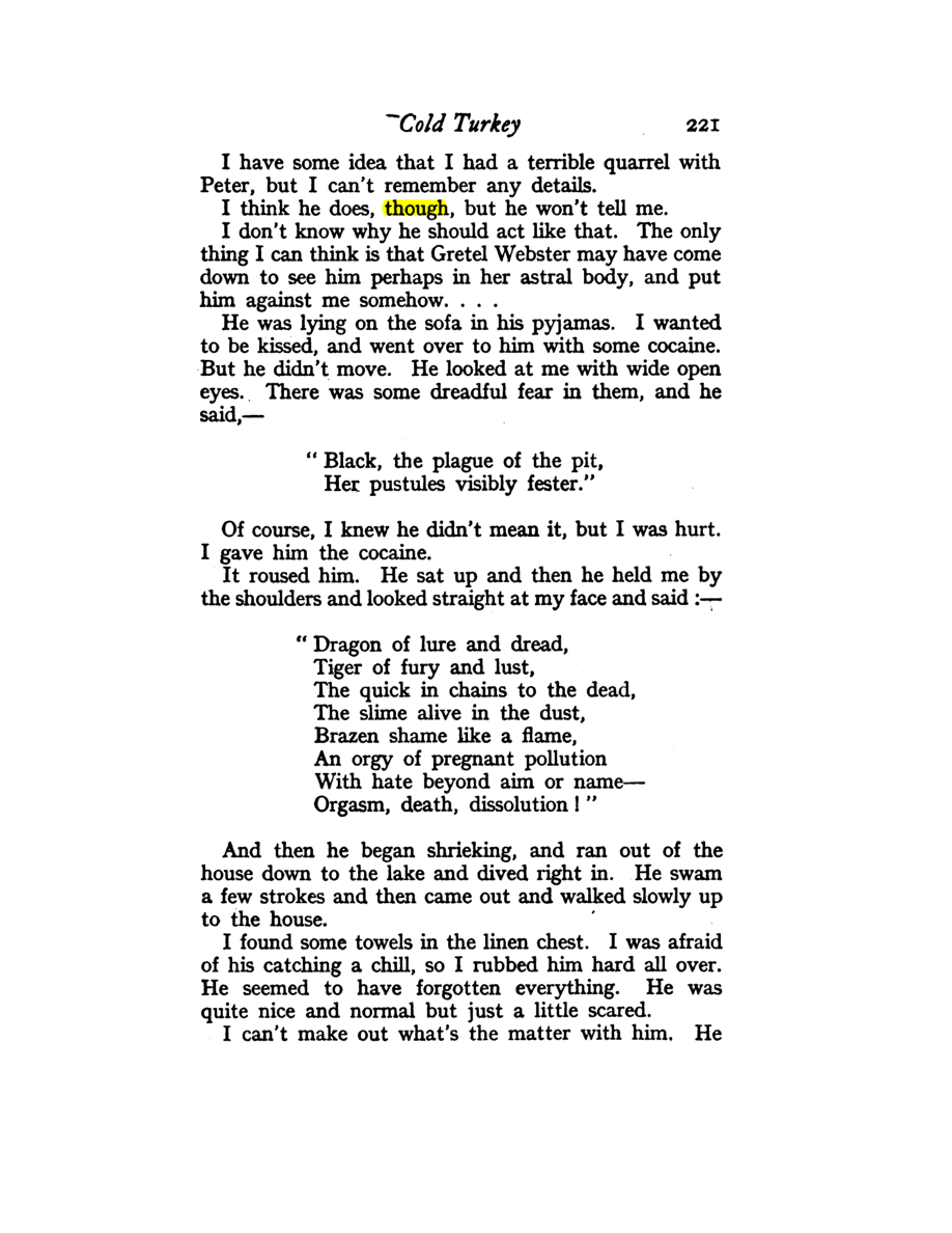 Original scan of Diary of a Drug Fiend, PDF page 235