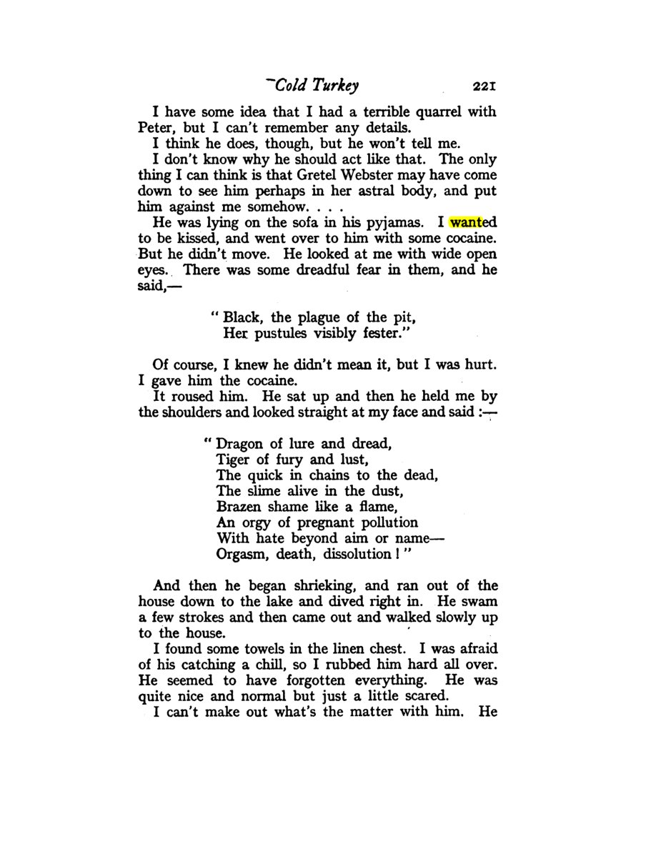 Original scan of Diary of a Drug Fiend, PDF page 235
