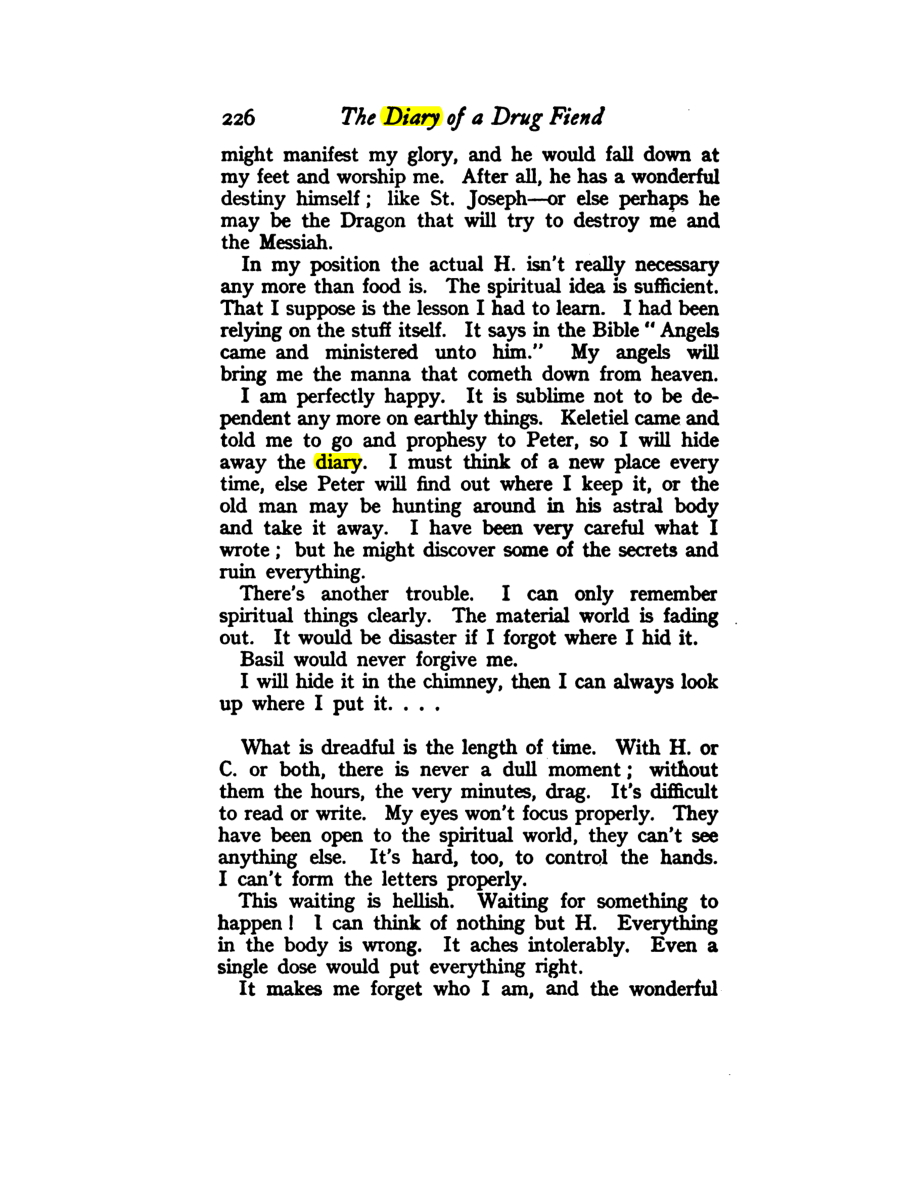 Original scan of Diary of a Drug Fiend, PDF page 240