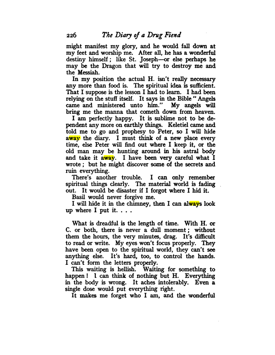 Original scan of Diary of a Drug Fiend, PDF page 240