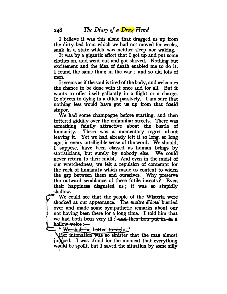 Original scan of Diary of a Drug Fiend, PDF page 262