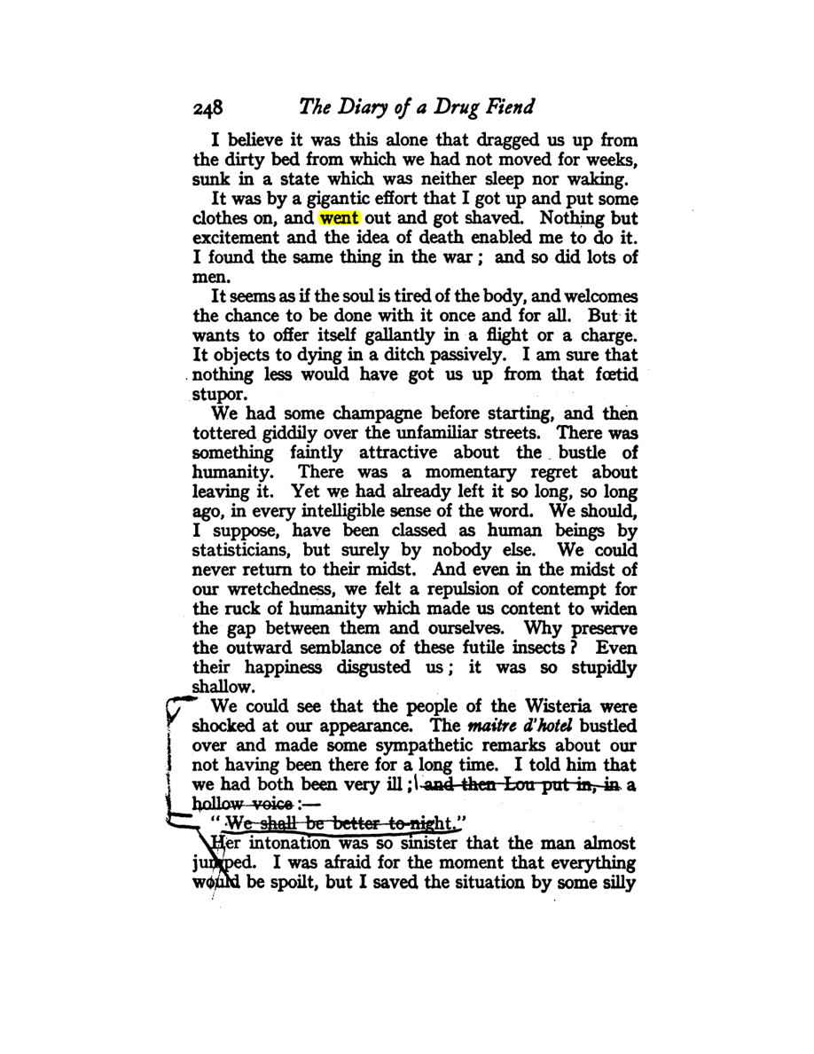 Original scan of Diary of a Drug Fiend, PDF page 262