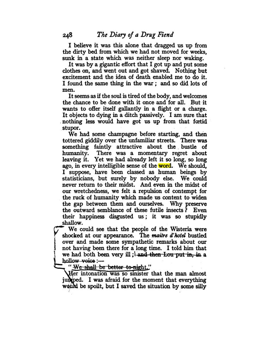 Original scan of Diary of a Drug Fiend, PDF page 262