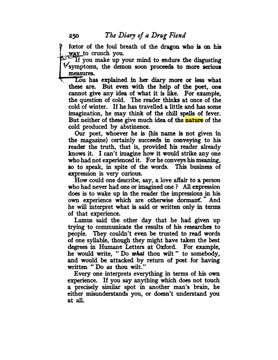 Original scan of Diary of a Drug Fiend, PDF page 264