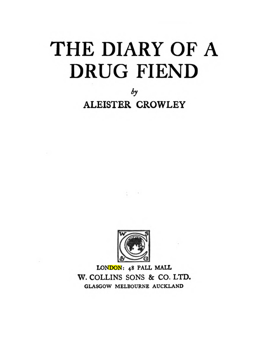 Original scan of Diary of a Drug Fiend, PDF page 7