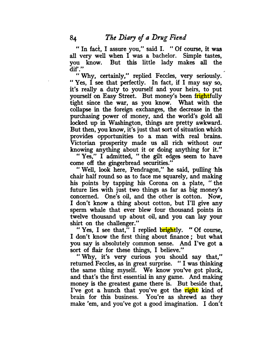 Original scan of Diary of a Drug Fiend, PDF page 98
