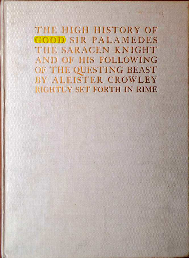 Original scan of Sir Palamedes, PDF page 1