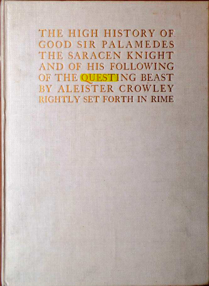 Original scan of Sir Palamedes, PDF page 1