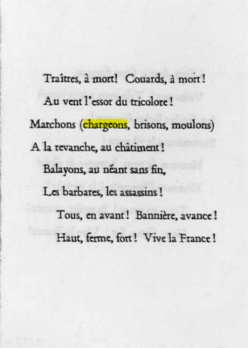 Original scan of La Gauloise. Song of the Fighting French, PDF page 3