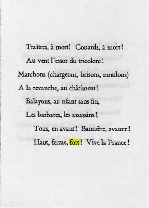 Original scan of La Gauloise. Song of the Fighting French, PDF page 3
