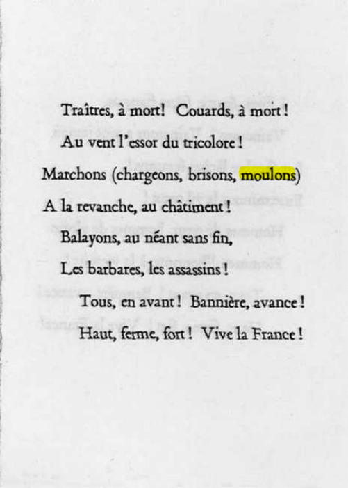 Original scan of La Gauloise. Song of the Fighting French, PDF page 3