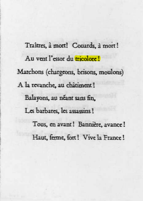 Original scan of La Gauloise. Song of the Fighting French, PDF page 3