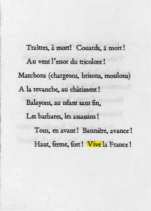 Original scan of La Gauloise. Song of the Fighting French, PDF page 3