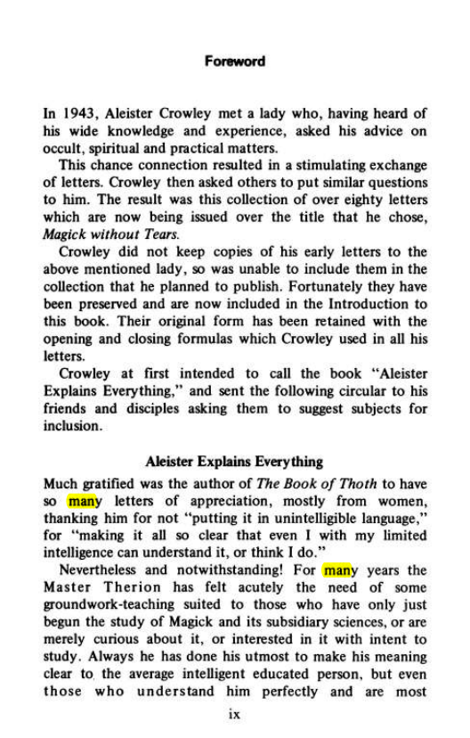 Original scan of Magick Without Tears, PDF page 10