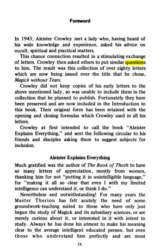 Original scan of Magick Without Tears, PDF page 10