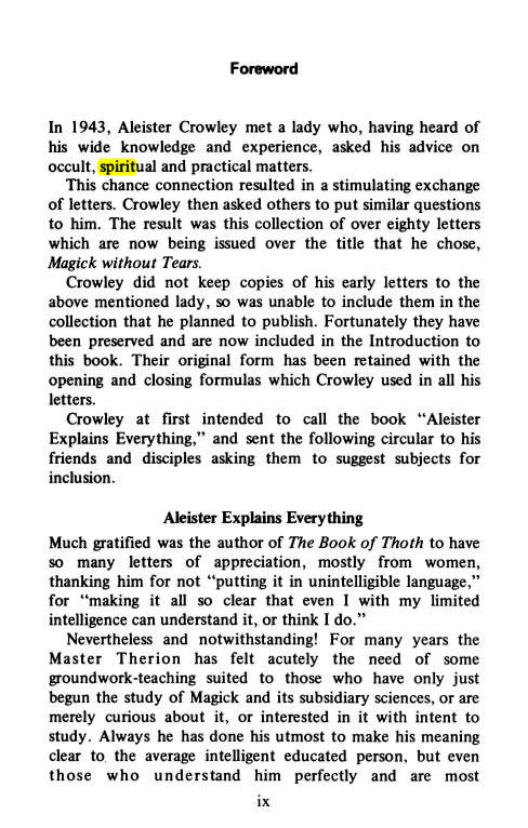Original scan of Magick Without Tears, PDF page 10
