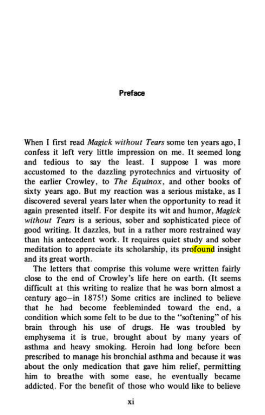 Original scan of Magick Without Tears, PDF page 12