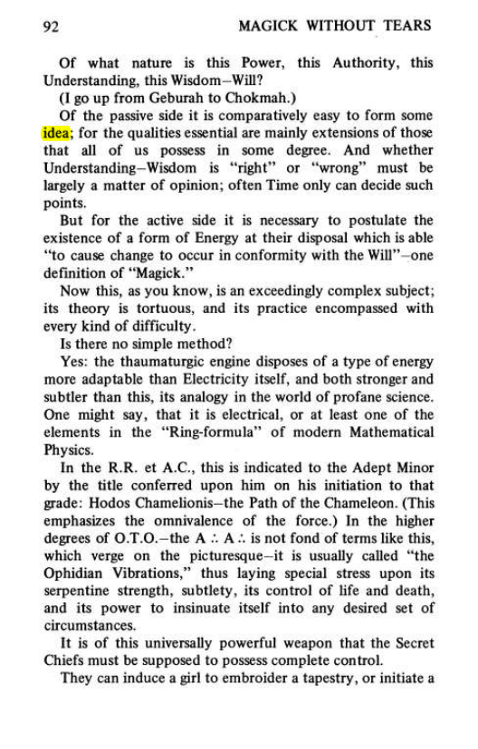 Original scan of Magick Without Tears, PDF page 125