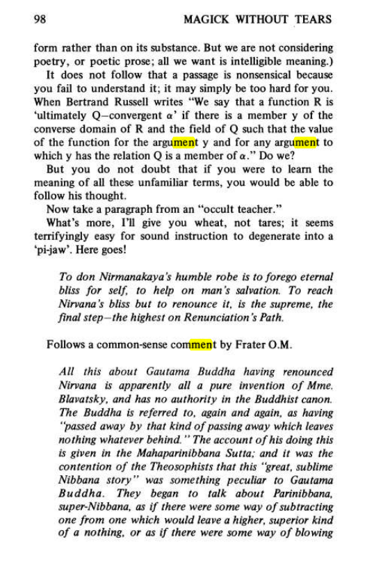Original scan of Magick Without Tears, PDF page 131