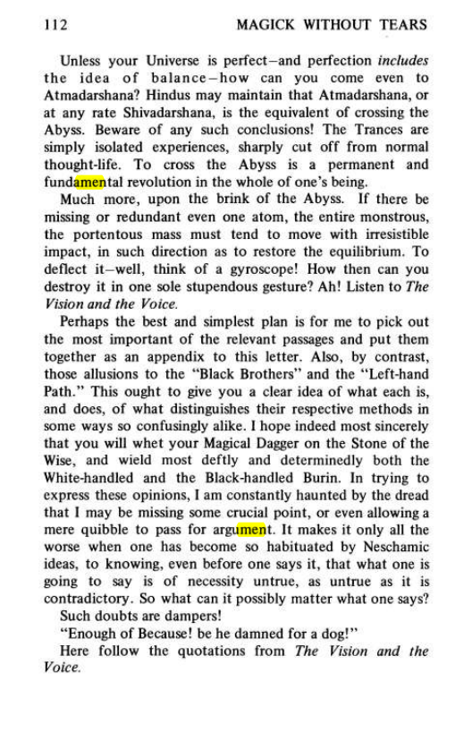 Original scan of Magick Without Tears, PDF page 145