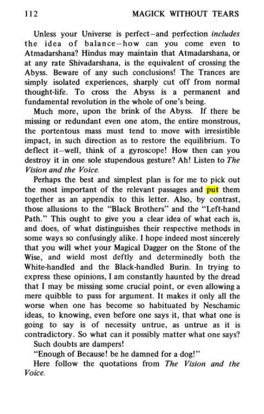Original scan of Magick Without Tears, PDF page 145