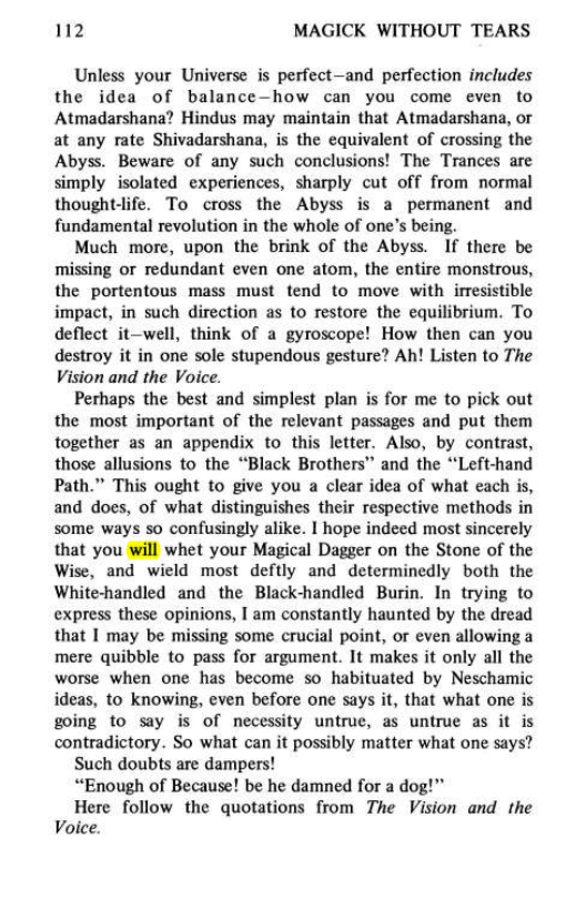 Original scan of Magick Without Tears, PDF page 145