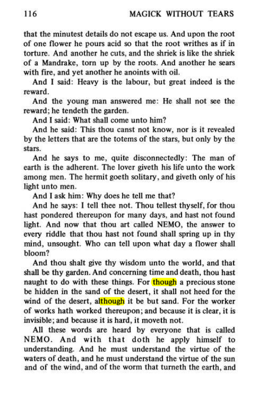 Original scan of Magick Without Tears, PDF page 149