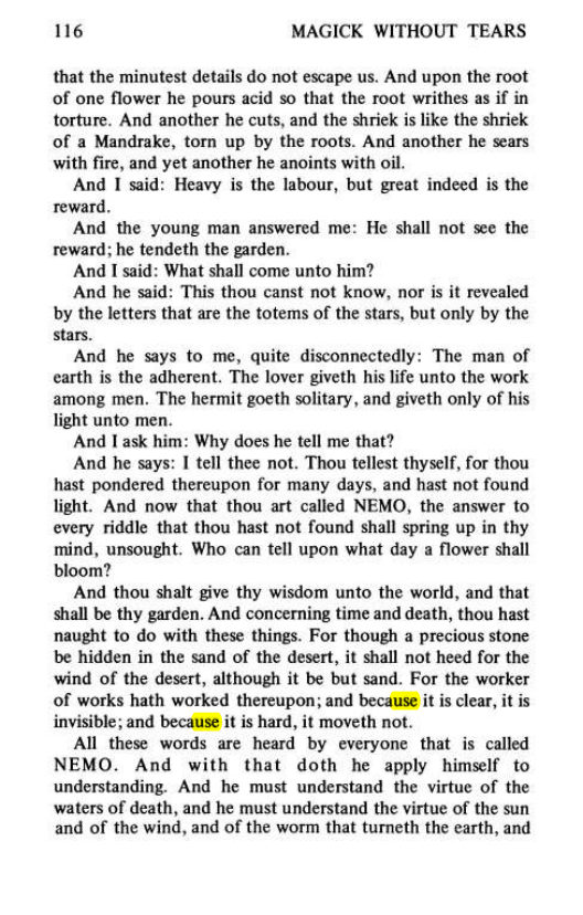 Original scan of Magick Without Tears, PDF page 149