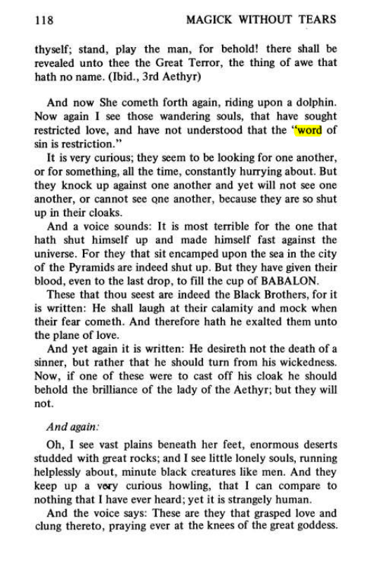 Original scan of Magick Without Tears, PDF page 151