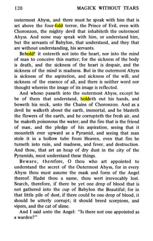 Original scan of Magick Without Tears, PDF page 153