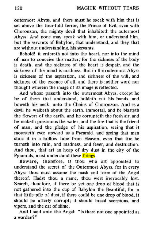 Original scan of Magick Without Tears, PDF page 153