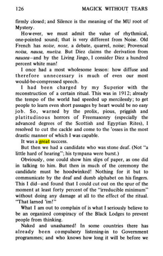 Original scan of Magick Without Tears, PDF page 159