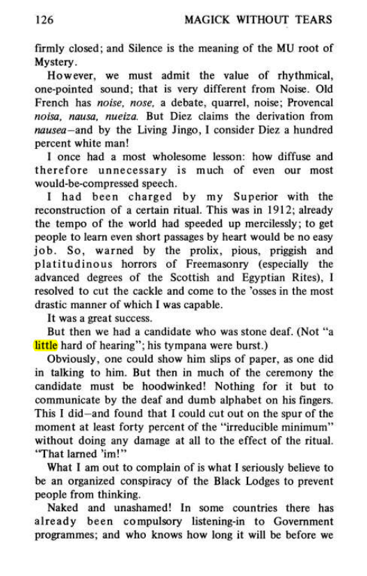 Original scan of Magick Without Tears, PDF page 159