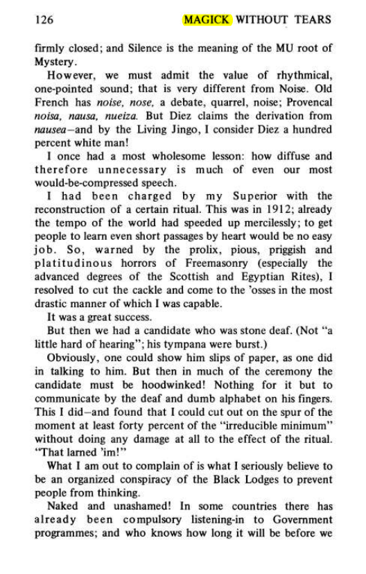 Original scan of Magick Without Tears, PDF page 159