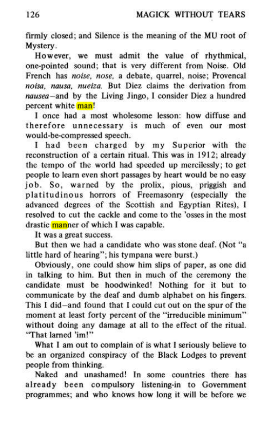 Original scan of Magick Without Tears, PDF page 159
