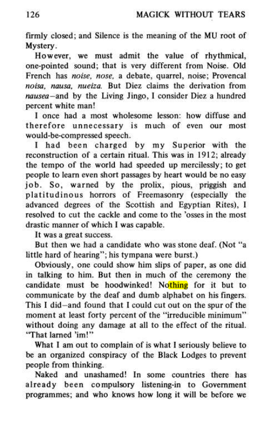 Original scan of Magick Without Tears, PDF page 159