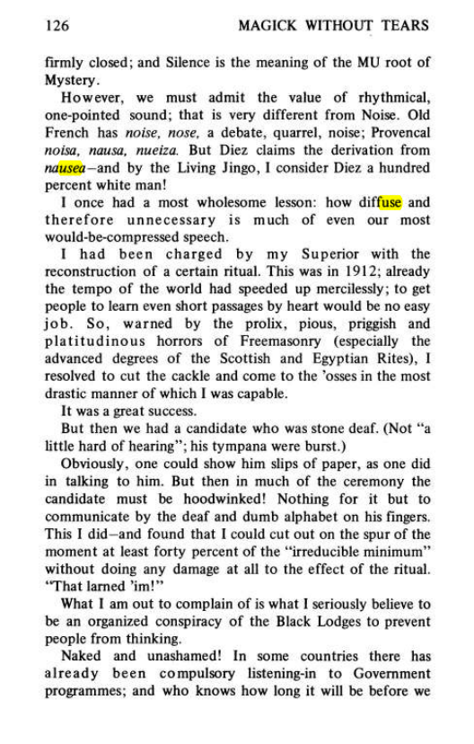 Original scan of Magick Without Tears, PDF page 159