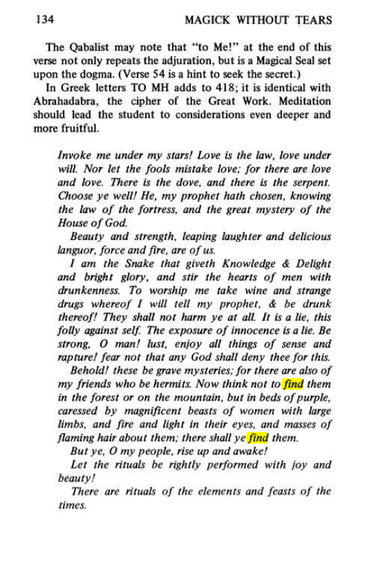 Original scan of Magick Without Tears, PDF page 167