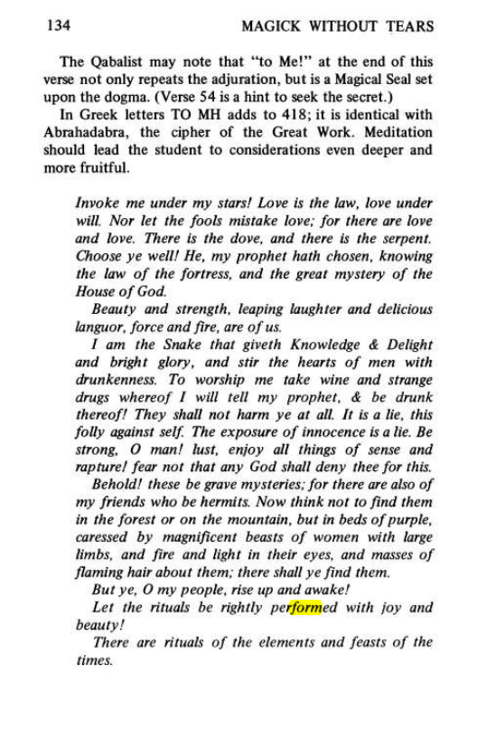 Original scan of Magick Without Tears, PDF page 167