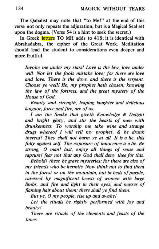 Original scan of Magick Without Tears, PDF page 167
