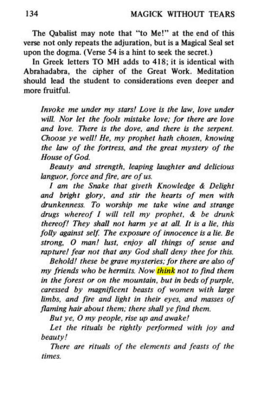 Original scan of Magick Without Tears, PDF page 167